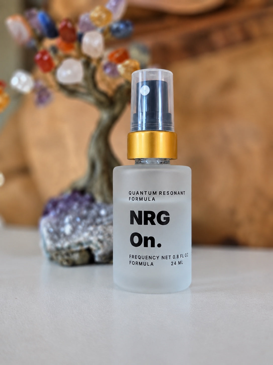 NRG On — frequency-imprinted daily spray, 24 ml