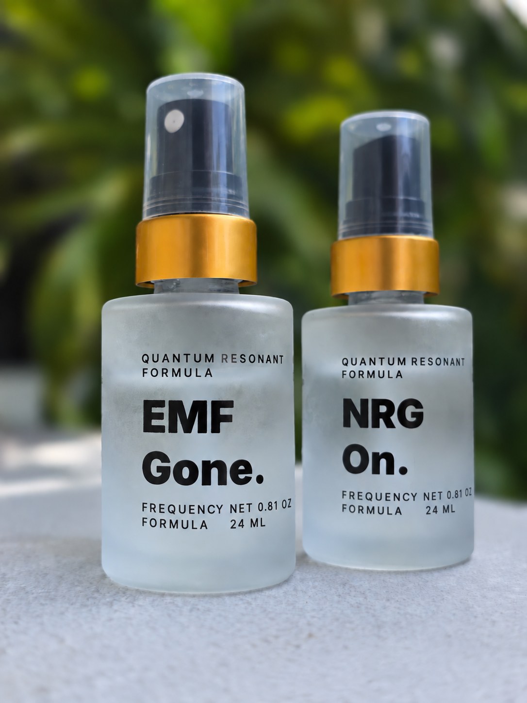 Clear & Charge Bundle — EMF Gone and NRG On together, 24 ml each